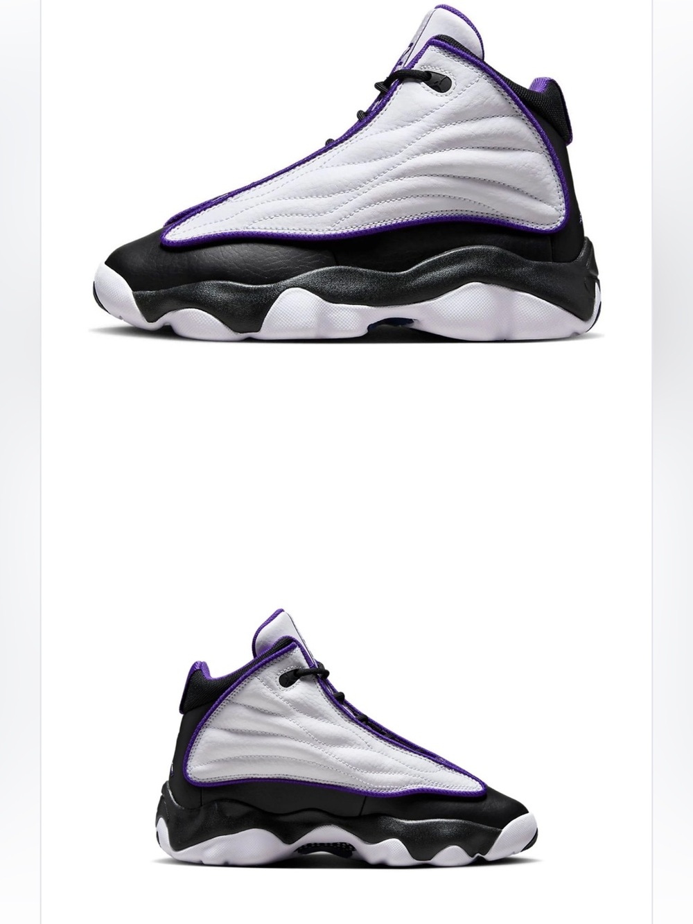 Jordan (GS) Air Jordan Pro Strong 'White Black Electro Purple”